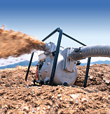 мотопомпа Koshin в работе