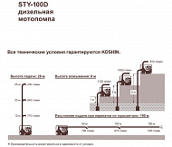 характеристики мотопомпы STY-100D